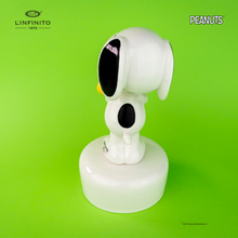 Carica l'immagine nel visualizzatore di Gallery, Statuina di Snoopy con in braccio Woodstock, su carillon musicale