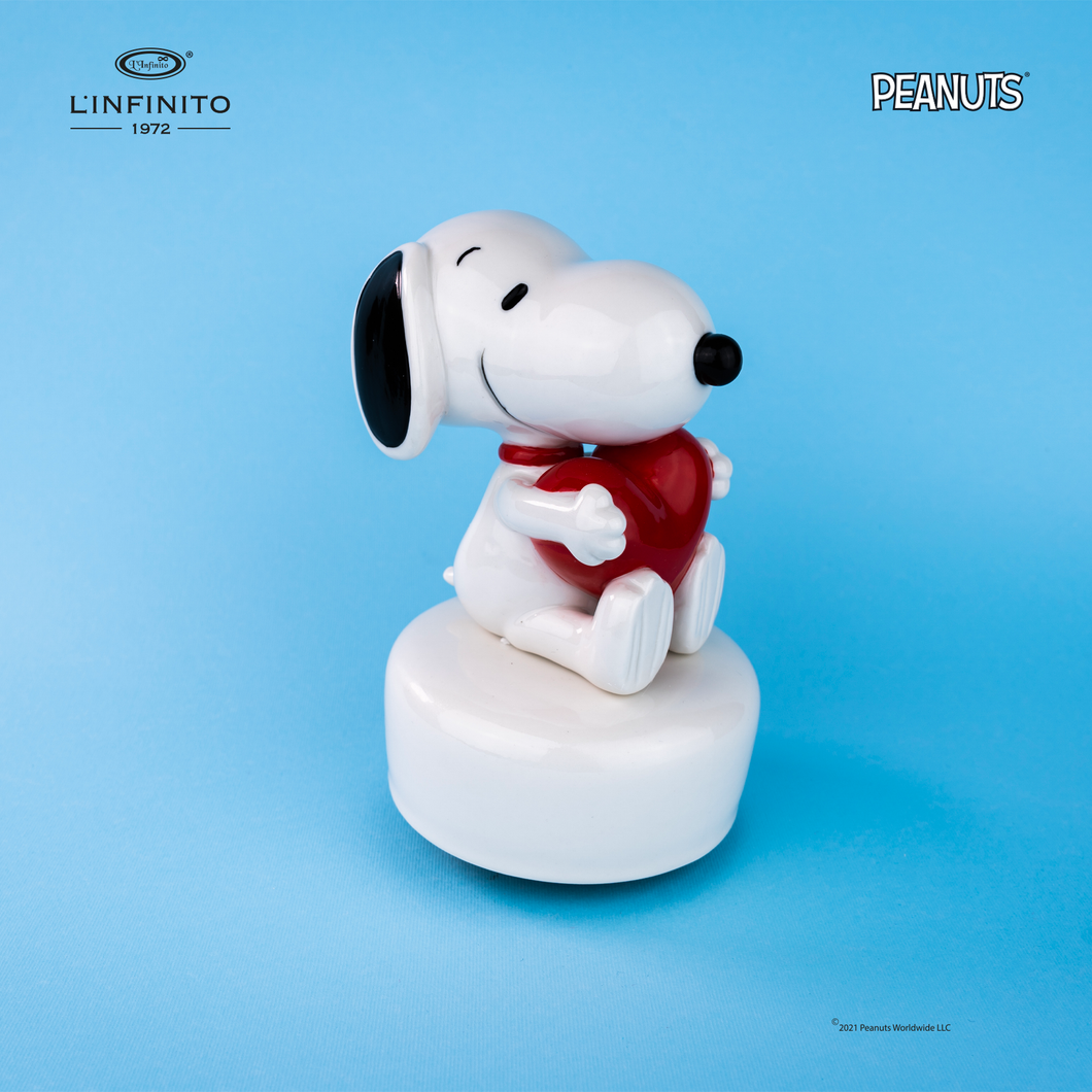 Snoopy col cuore su carillon